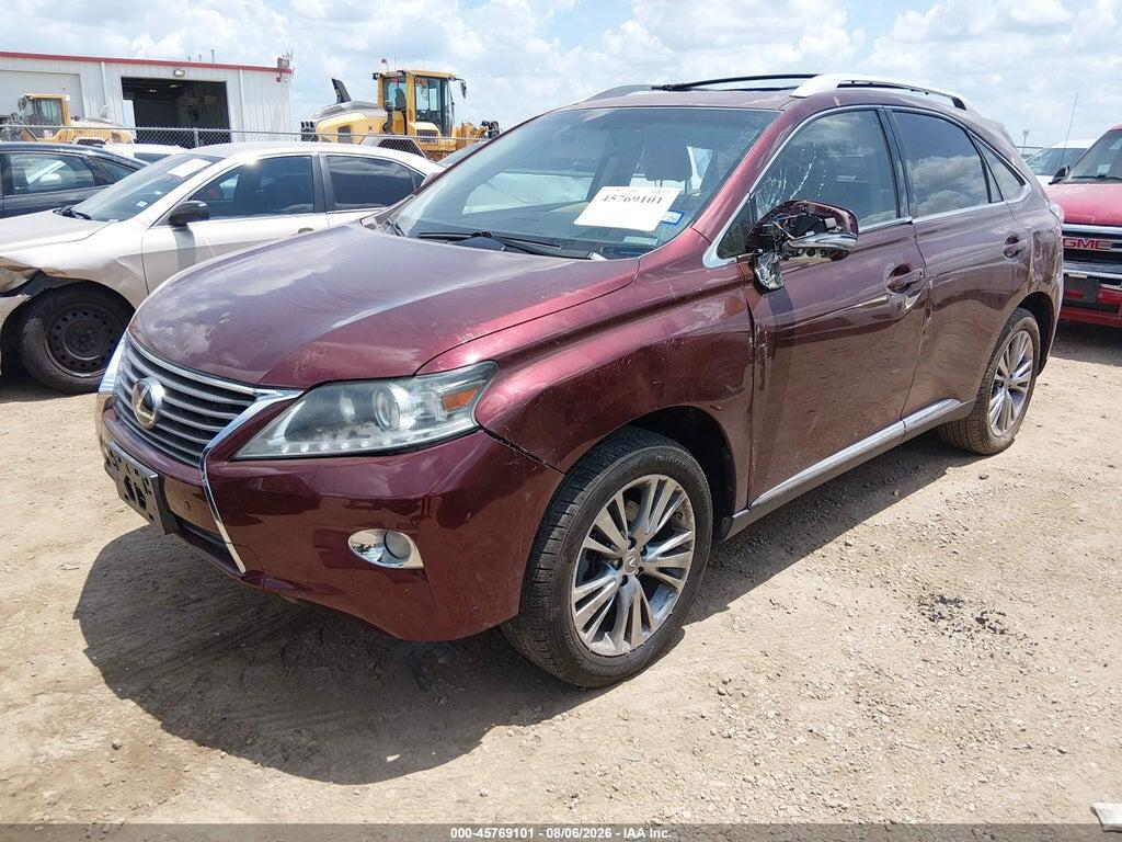 2T2ZK1BA4DC088295 2013 LEXUS RX 350 photo no. 2