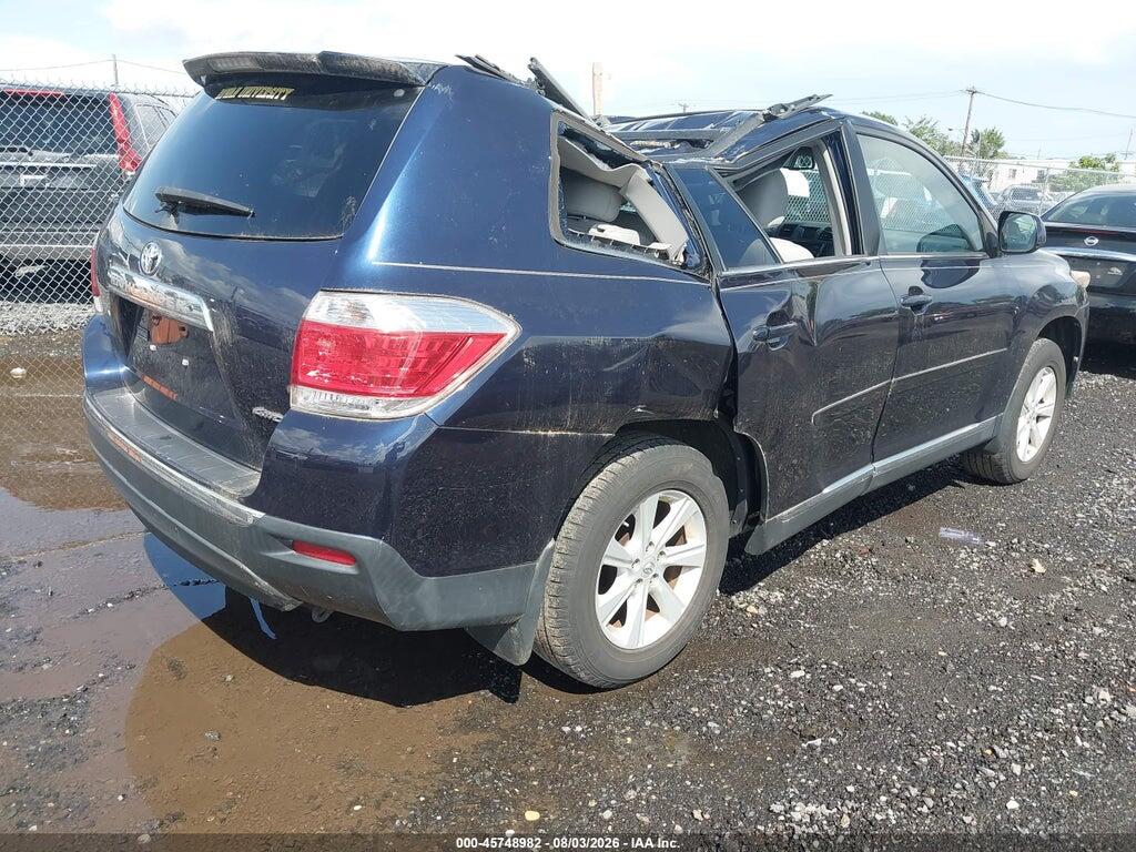 5TDBK3EH7DS215347 2013 TOYOTA HIGHLANDER photo no. 4