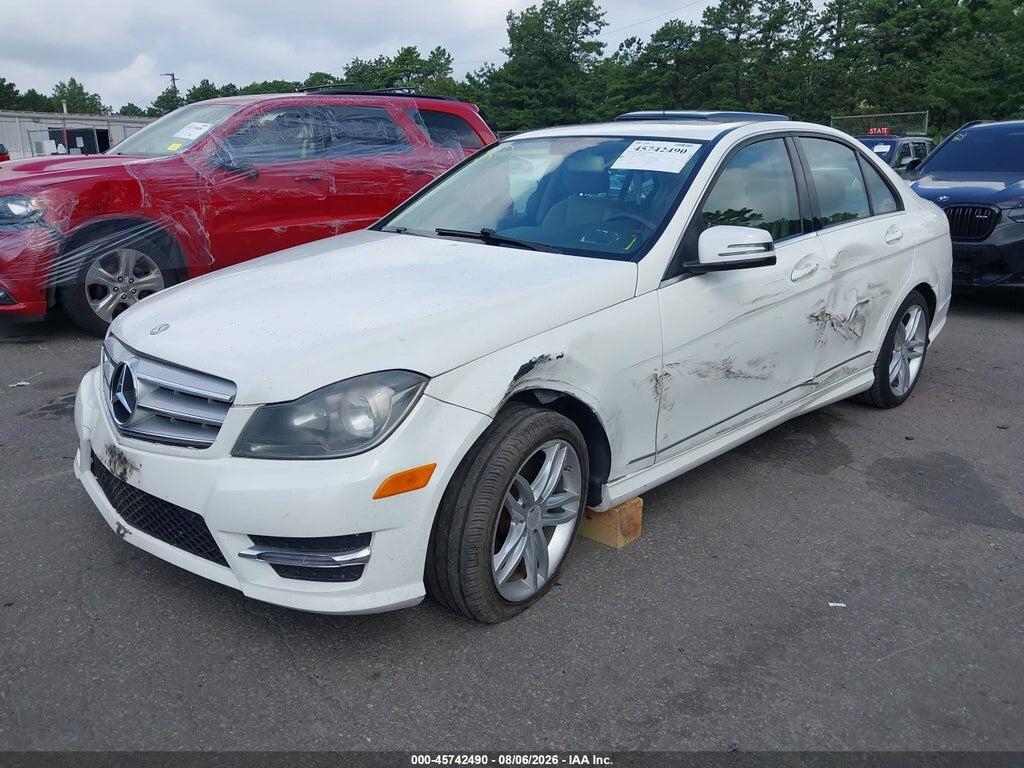 WDDGF8ABXDA867245 2013 MERCEDES-BENZ C 300 photo no. 2