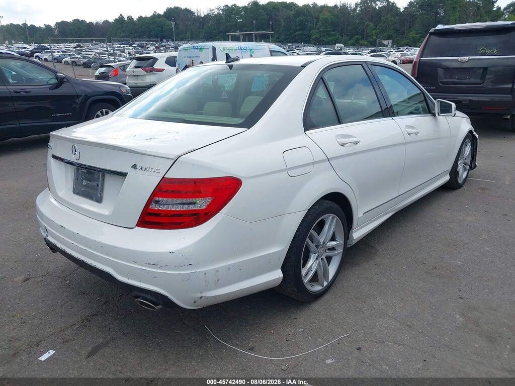 WDDGF8ABXDA867245 2013 MERCEDES-BENZ C 300 photo no. 4