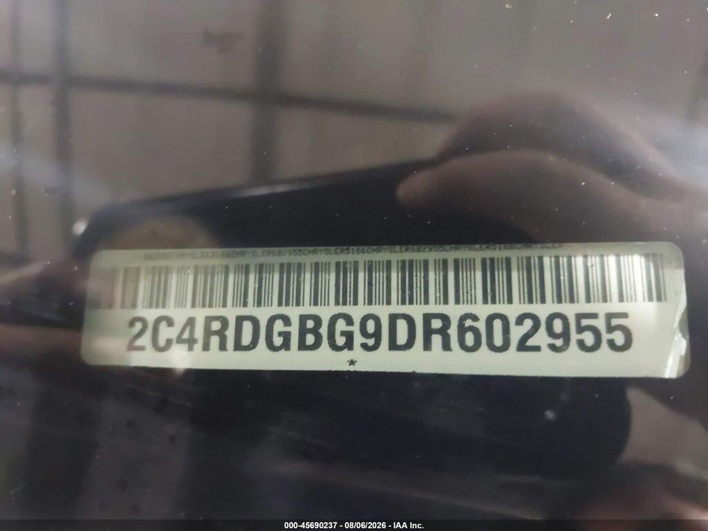 2C4RDGBG9DR602955 2013 DODGE GRAND CARAVAN photo no. 9