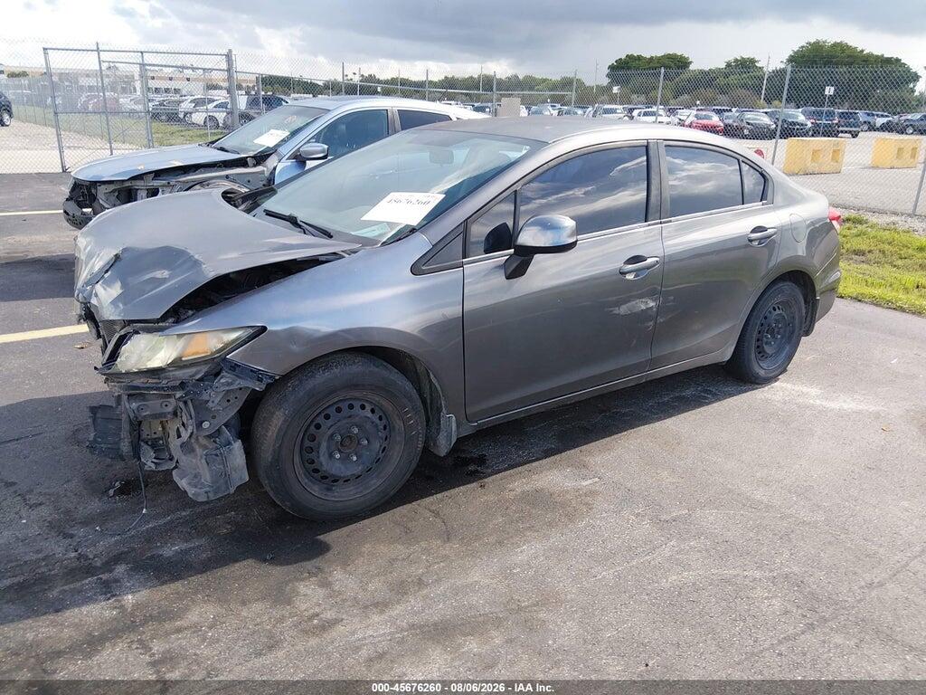 2HGFB2F5XDH514556 2013 HONDA CIVIC photo no. 2