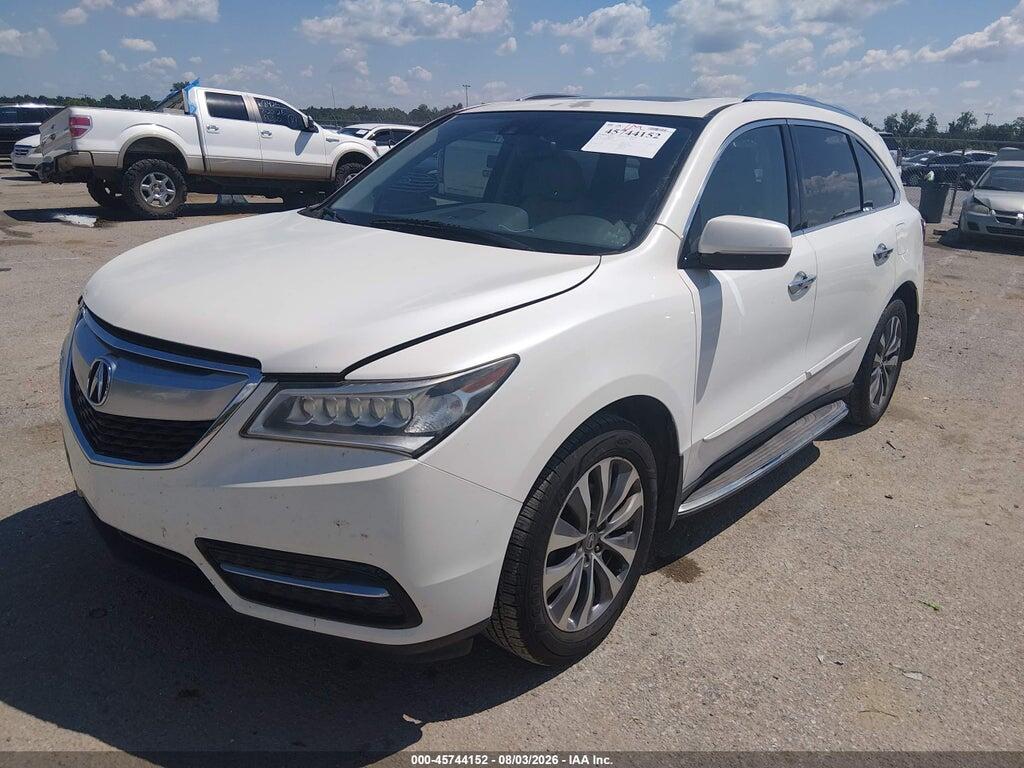 5FRYD3H47EB010757 2014 ACURA MDX photo no. 2