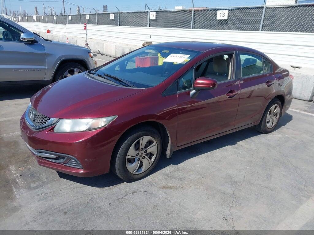 19XFB2F54EE206357 2014 HONDA CIVIC photo no. 2