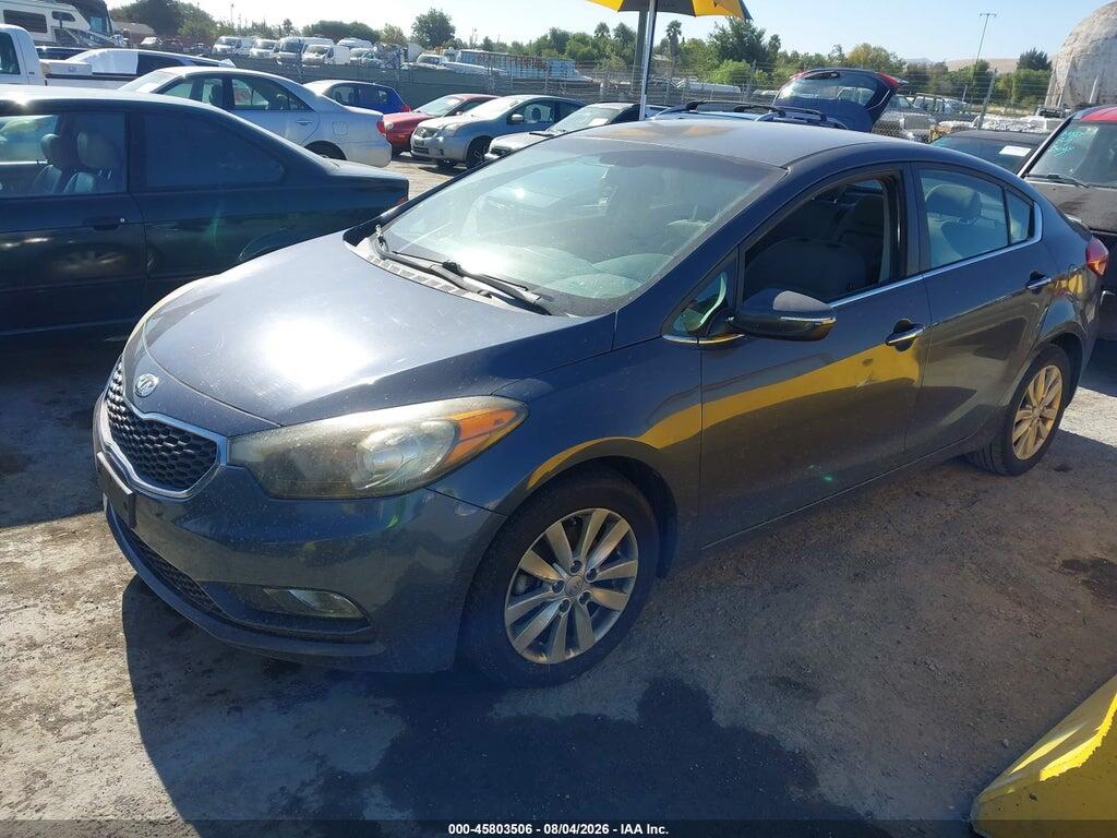 KNAFX4A80E5116341 2014 KIA FORTE photo no. 2
