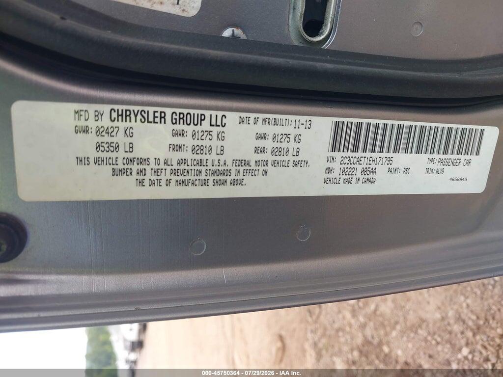 2C3CCAET1EH171795 2014 CHRYSLER 300C photo no. 9