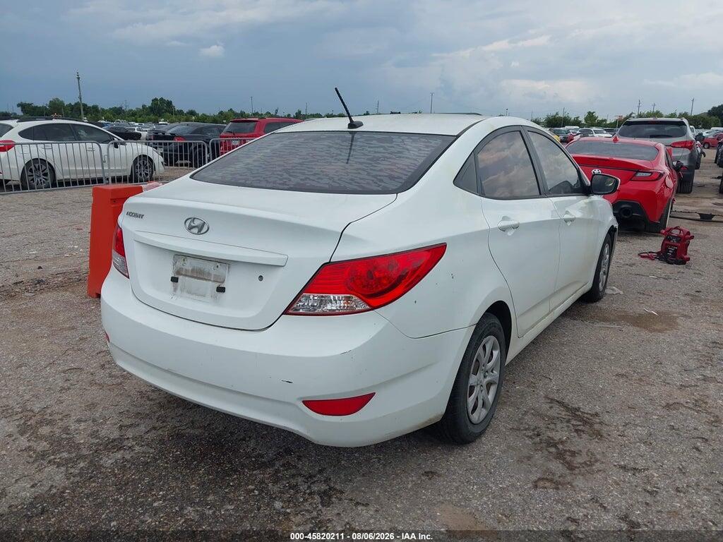 KMHCT4AE2EU601928 2014 HYUNDAI ACCENT photo no. 4