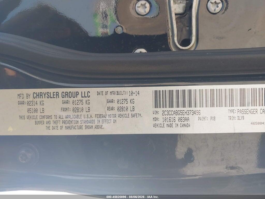 2C3CCABG5EH373496 2014 CHRYSLER 300 photo no. 9