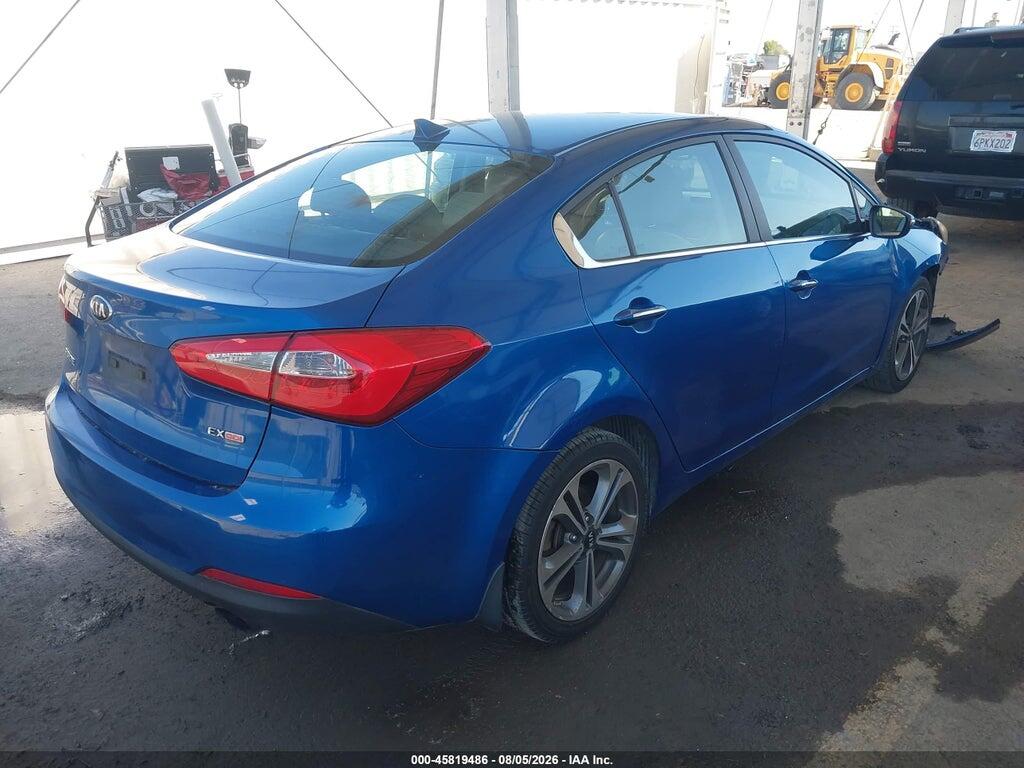 KNAFZ4A87E5155535 2014 KIA FORTE photo no. 4