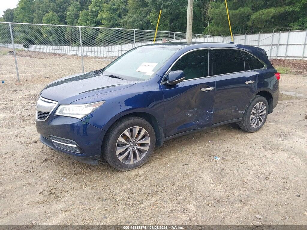 5FRYD3H46EB018753 2014 ACURA MDX photo no. 2