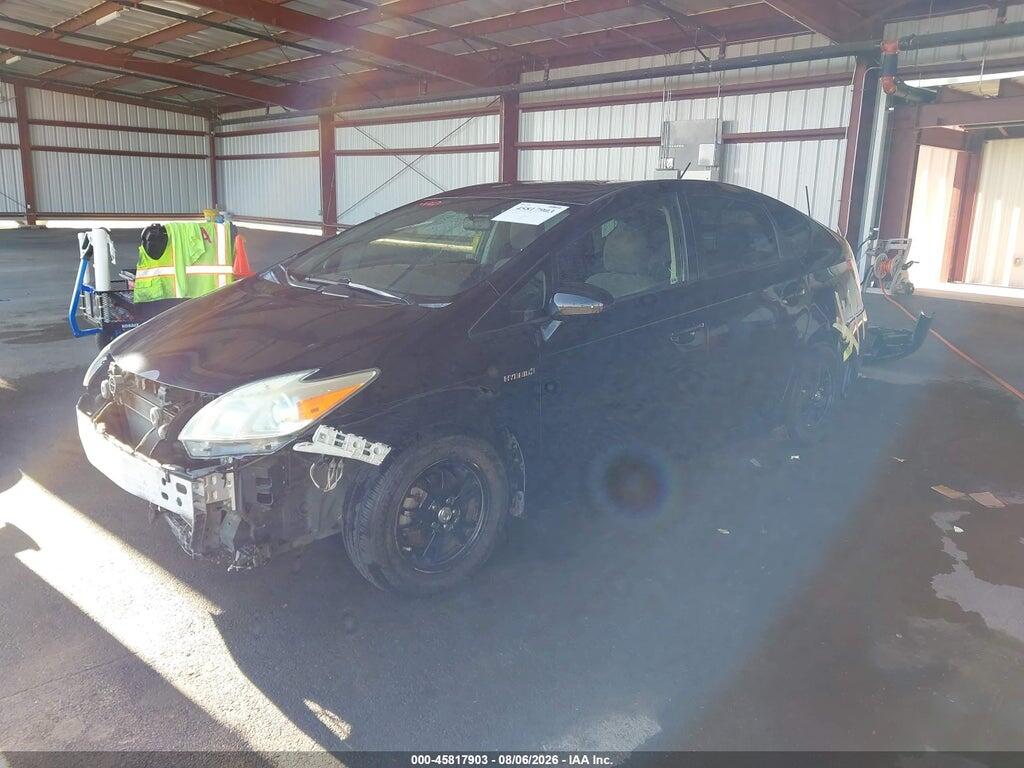 JTDKN3DU3E0383478 2014 TOYOTA PRIUS photo no. 2