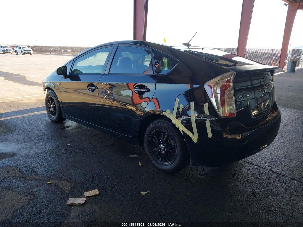 JTDKN3DU3E0383478 2014 TOYOTA PRIUS photo no. 3