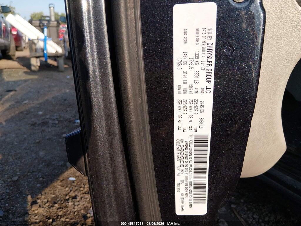 2C4RDGBG0ER223358 2014 DODGE GRAND CARAVAN photo no. 9