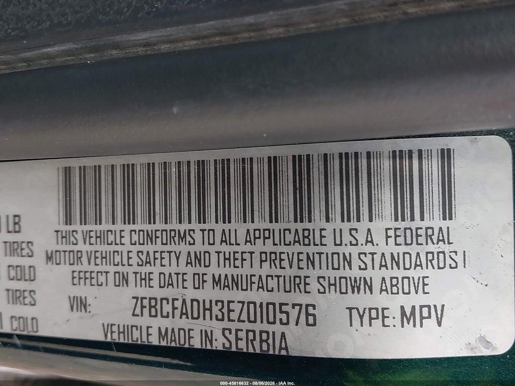 ZFBCFADH3EZ010576 2014 FIAT 500L photo no. 9