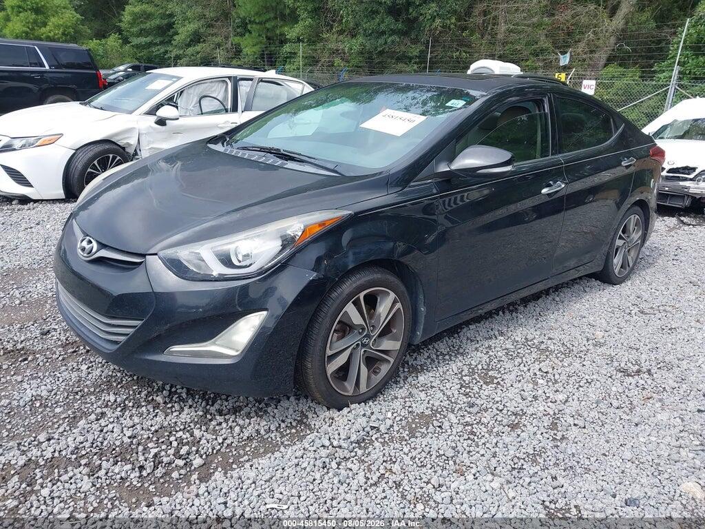 5NPDH4AE1EH497937 2014 HYUNDAI ELANTRA photo no. 2