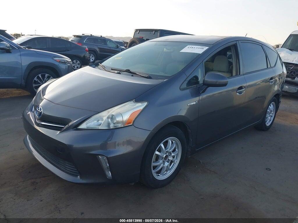 JTDZN3EU2EJ000282 2014 TOYOTA PRIUS V photo no. 2