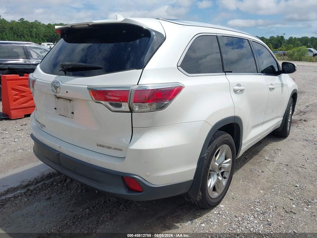 5TDDKRFH8ES019462 2014 TOYOTA HIGHLANDER photo no. 4