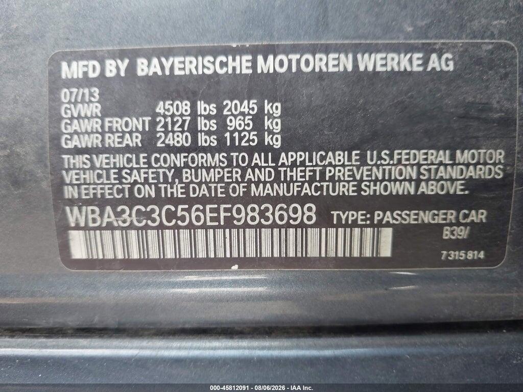 WBA3C3C56EF983698 2014 BMW 320I photo no. 9