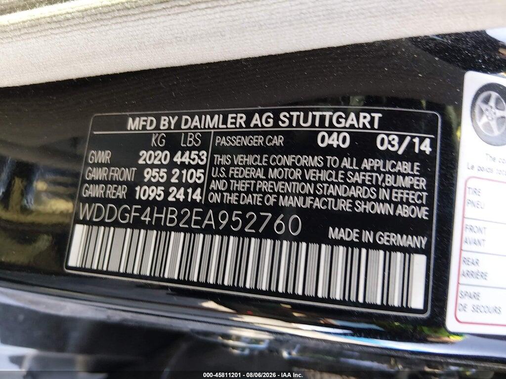 WDDGF4HB2EA952760 2014 MERCEDES-BENZ C 250 photo no. 9