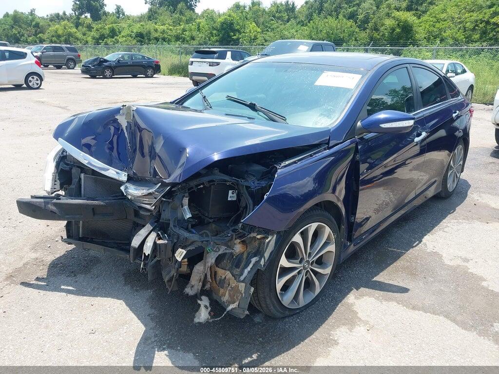 5NPEC4AB9EH817028 2014 HYUNDAI SONATA photo no. 2