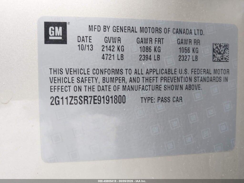 2G11Z5SR7E9191800 2014 CHEVROLET IMPALA photo no. 9