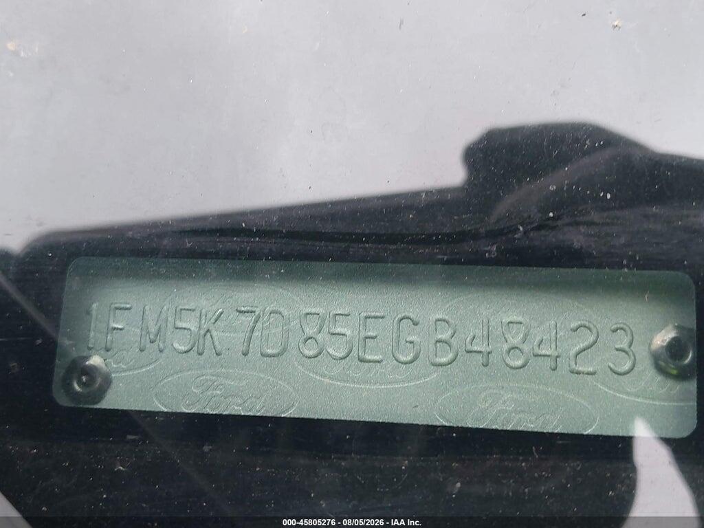 1FM5K7D85EGB48423 2014 FORD EXPLORER photo no. 9