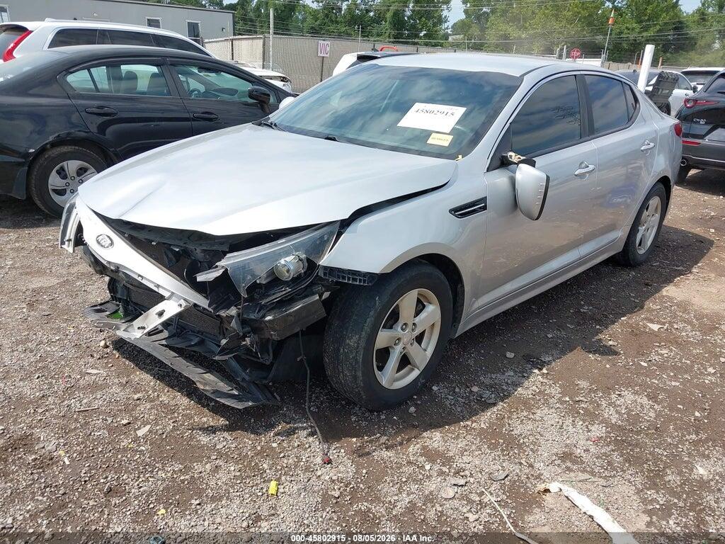 KNAGM4A78E5475201 2014 KIA OPTIMA photo no. 2