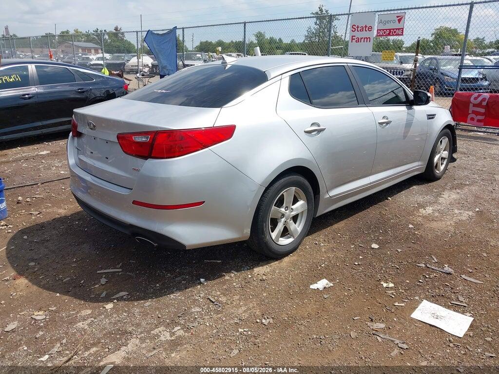 KNAGM4A78E5475201 2014 KIA OPTIMA photo no. 4