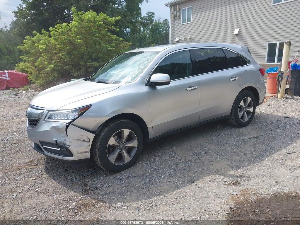 5FRYD4H29EB037818 2014 ACURA MDX photo no. 2
