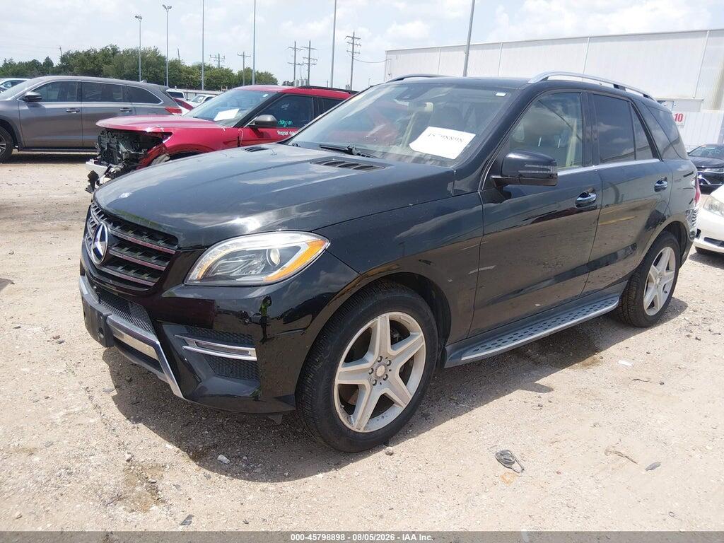 4JGDA7DB3EA379303 2014 MERCEDES-BENZ ML 550 photo no. 2