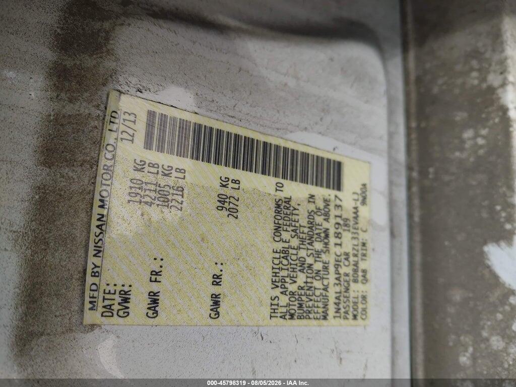 1N4AL3AP9EC189137 2014 NISSAN ALTIMA photo no. 9