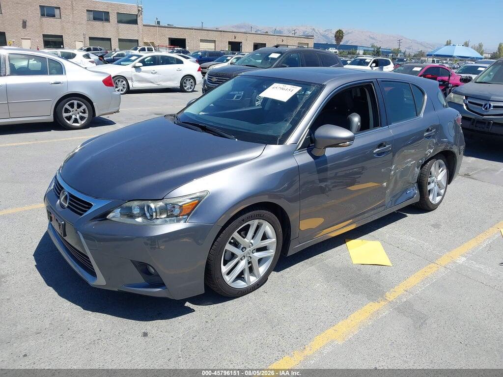 JTHKD5BH2E2190634 2014 LEXUS CT 200H photo no. 2