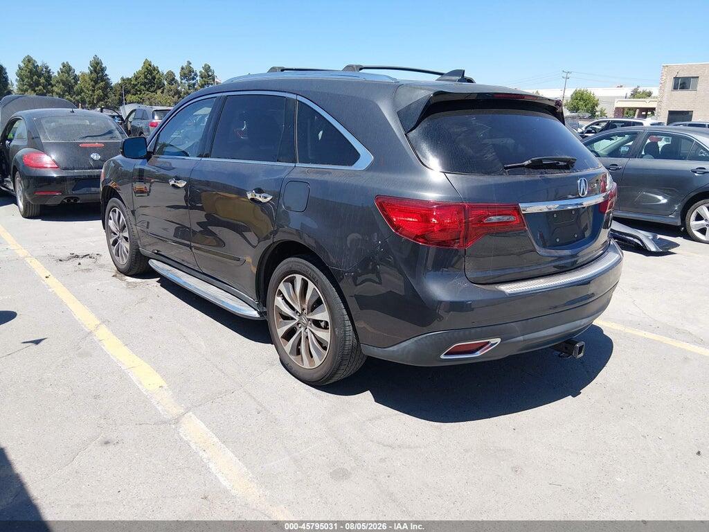 5FRYD3H4XEB013751 2014 ACURA MDX photo no. 3