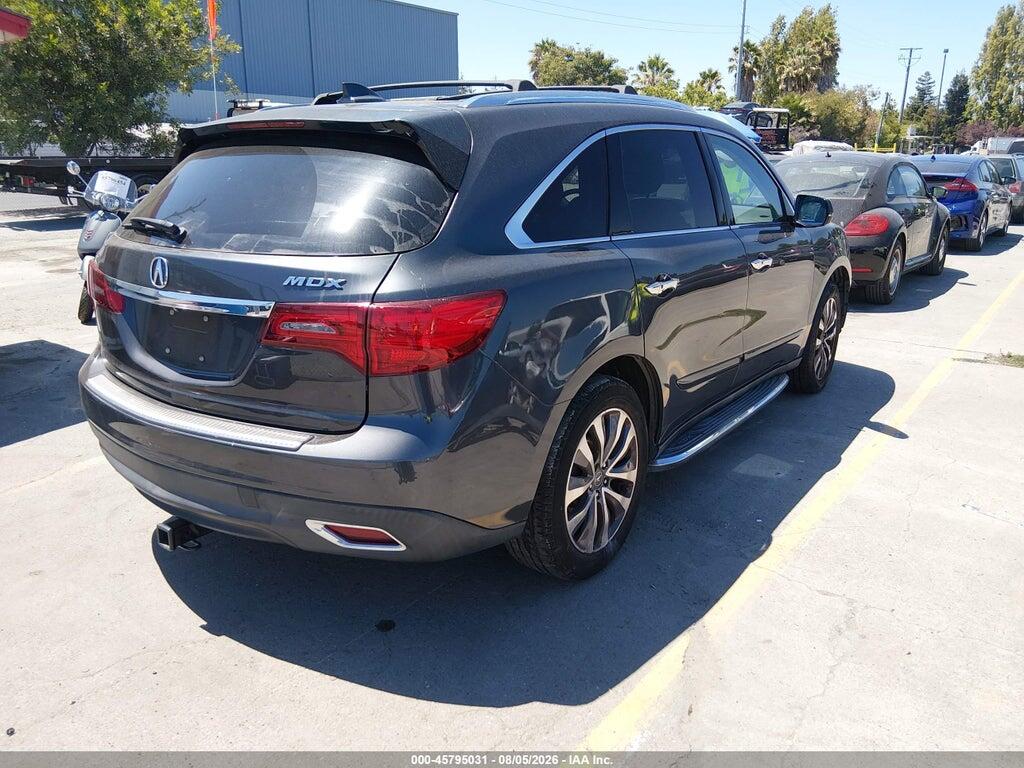 5FRYD3H4XEB013751 2014 ACURA MDX photo no. 4