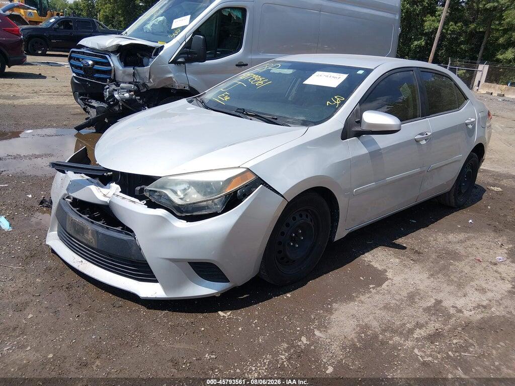 2T1BURHEXEC143908 2014 TOYOTA COROLLA photo no. 2
