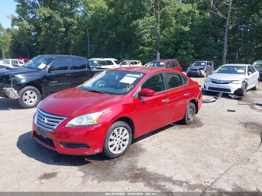 3N1AB7AP1EY281678 2014 NISSAN SENTRA photo no. 2