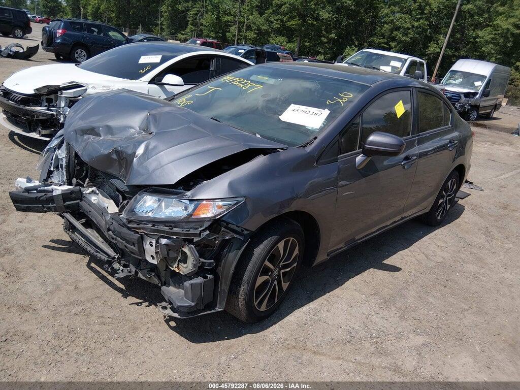 19XFB2F83EE218574 2014 HONDA CIVIC photo no. 2