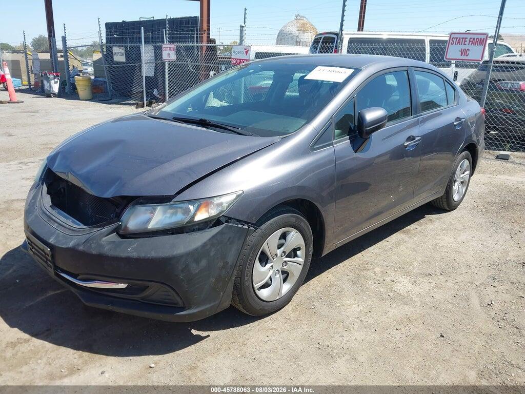 19XFB2F58EE271650 2014 HONDA CIVIC photo no. 2