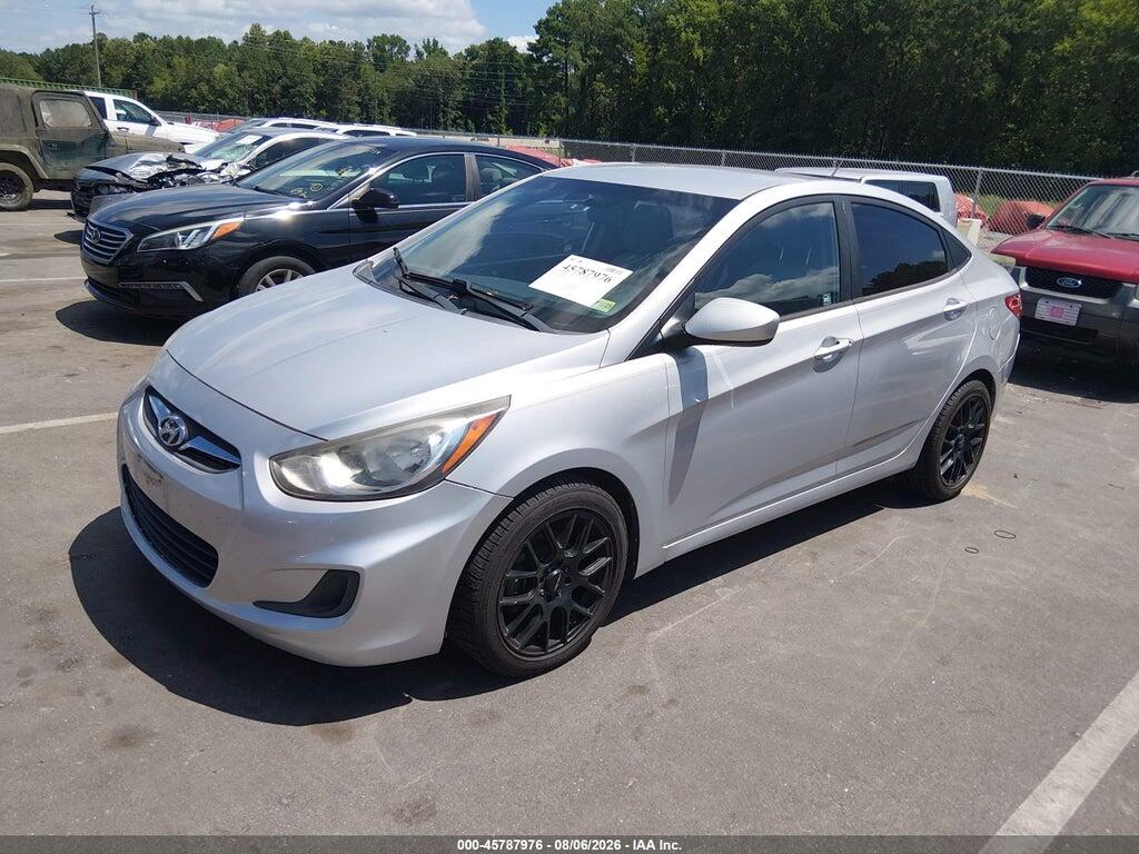 KMHCT4AE5EU642957 2014 HYUNDAI ACCENT photo no. 2