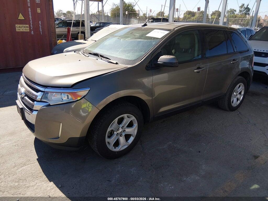 2FMDK4JC4EBA96308 2014 FORD EDGE photo no. 2