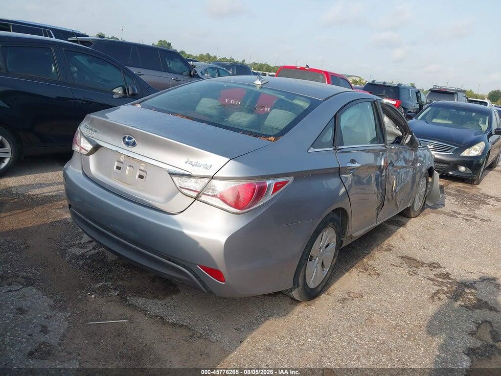 KMHEC4A46EA117312 2014 HYUNDAI SONATA HYBRID photo no. 4