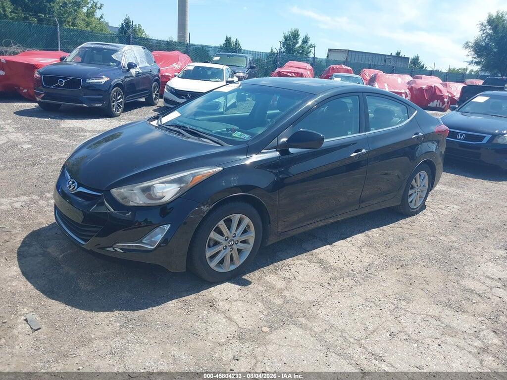 KMHDH4AE3FU236182 2015 HYUNDAI ELANTRA photo no. 2