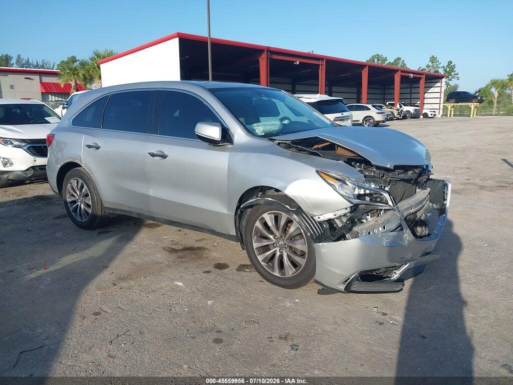 5FRYD3H42FB003958 2015 ACURA MDX photo no. 1