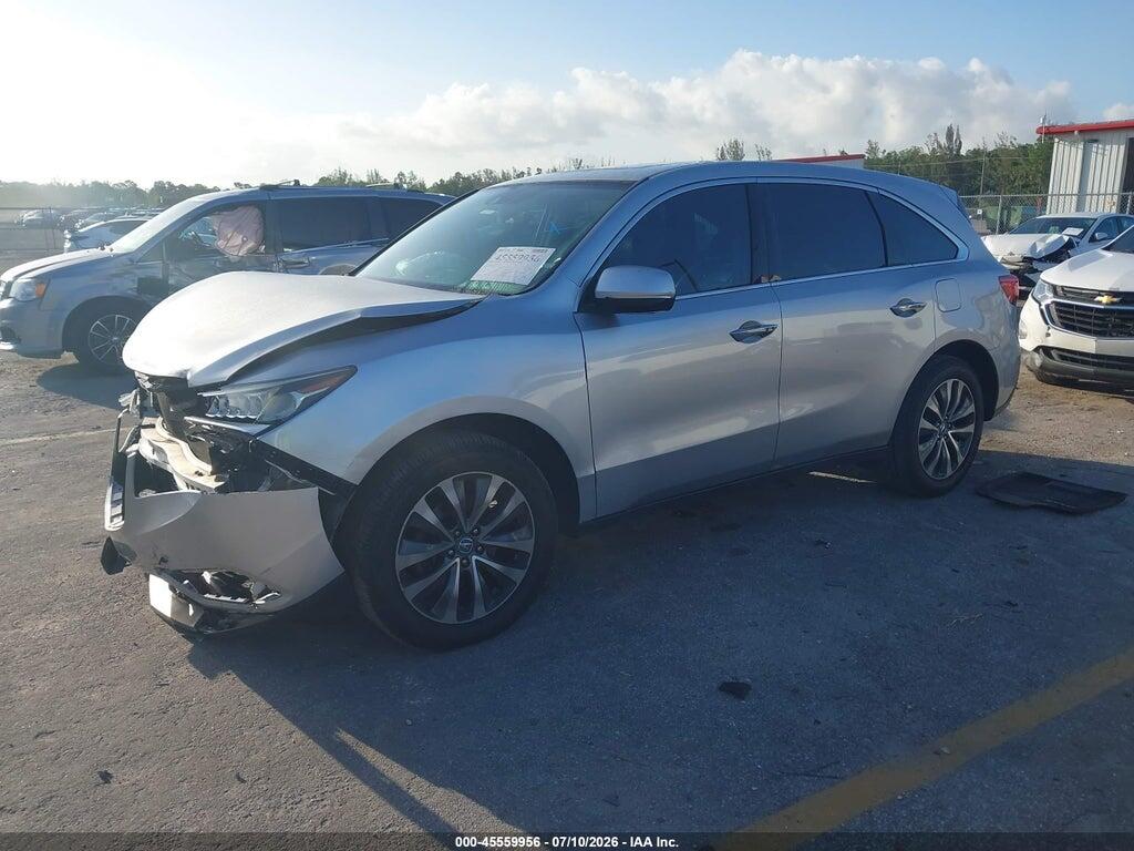 5FRYD3H42FB003958 2015 ACURA MDX photo no. 2