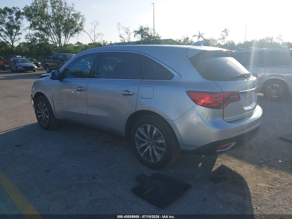 5FRYD3H42FB003958 2015 ACURA MDX photo no. 3