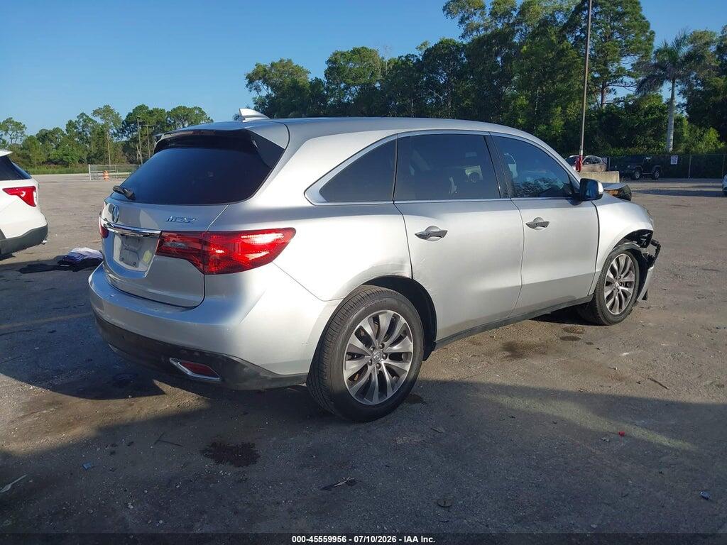 5FRYD3H42FB003958 2015 ACURA MDX photo no. 4