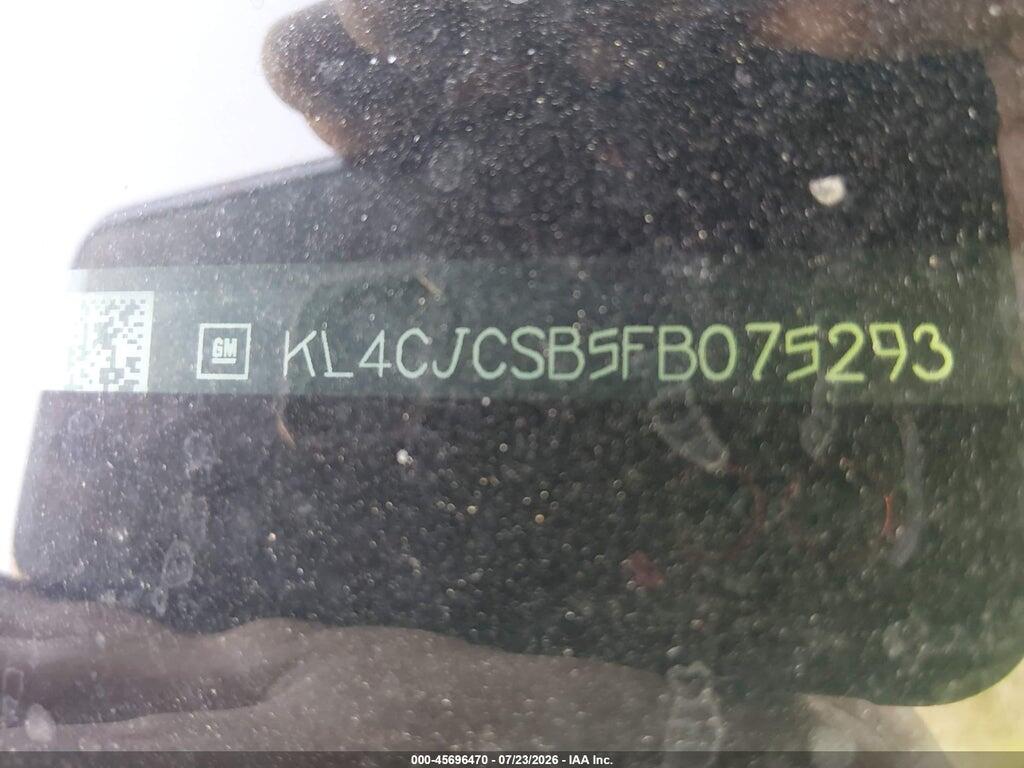 KL4CJCSB5FB075293 2015 BUICK ENCORE photo no. 9