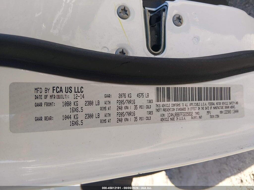 1C4NJRBB7FD225832 2015 JEEP PATRIOT photo no. 9