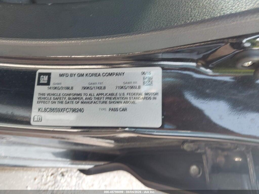 KL8CB6S9XFC798240 2015 CHEVROLET SPARK photo no. 9