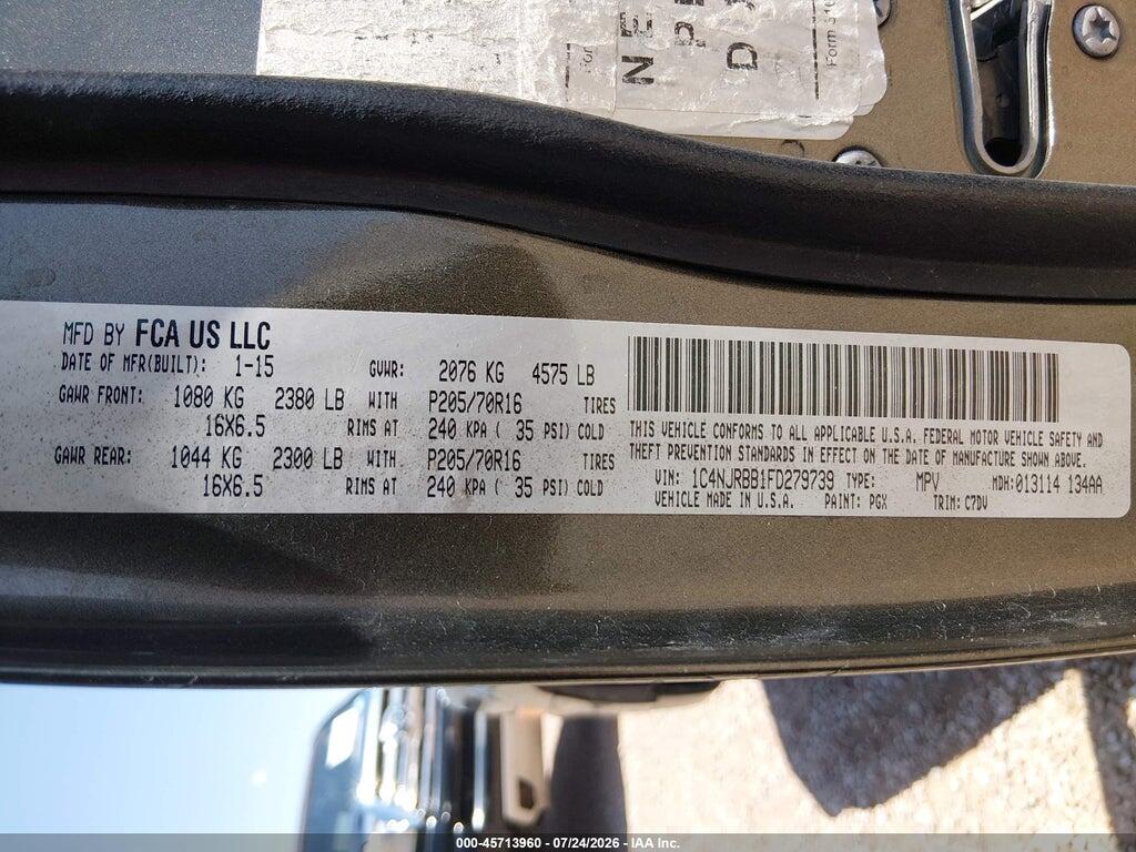 1C4NJRBB1FD279739 2015 JEEP PATRIOT photo no. 9